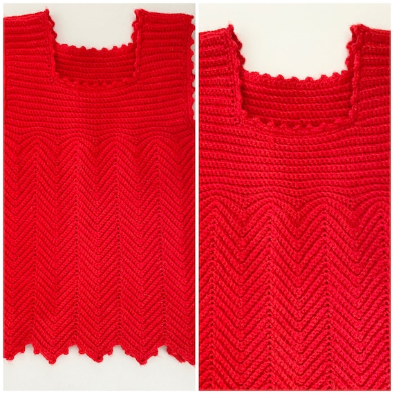 1940s Handknit Sweater Vest