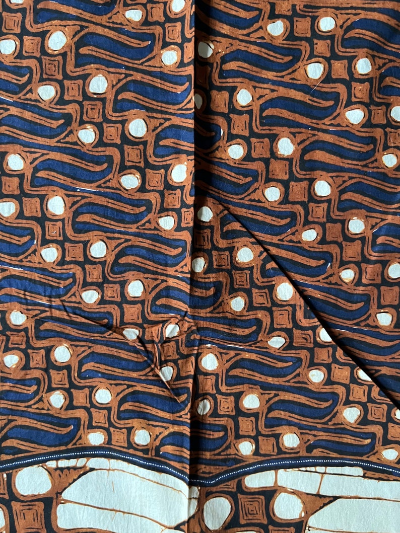 Vintage Indonesian Batik Fabric Panel image 9
