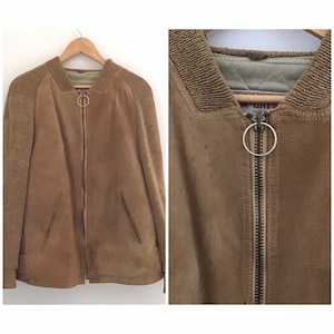 ジャケット・アウター McGREGOR SUEDE LEATHER PANEL KNIT JACKET Mcgregor Suede Jacket - Etsy Canada