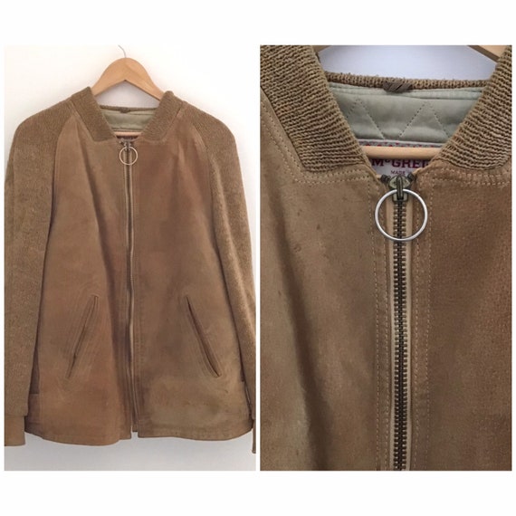 Vintage 1960s McGregor Suede and Knit Jacket - image 1