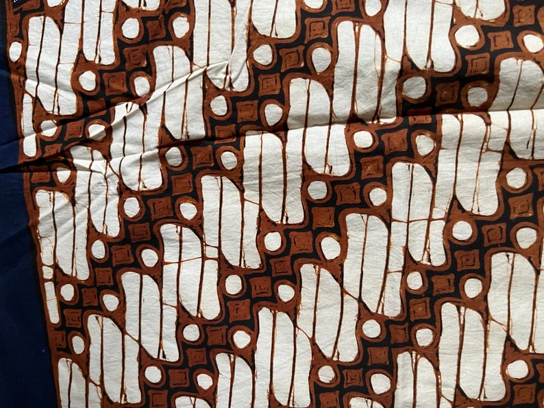 Vintage Indonesian Batik Fabric Panel image 3