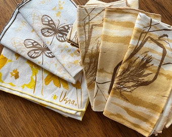 Vintage Vera Napkins Summer and Fall Grasses Mix/15 Napkins