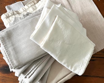 Vintage Table Linens/Neutals