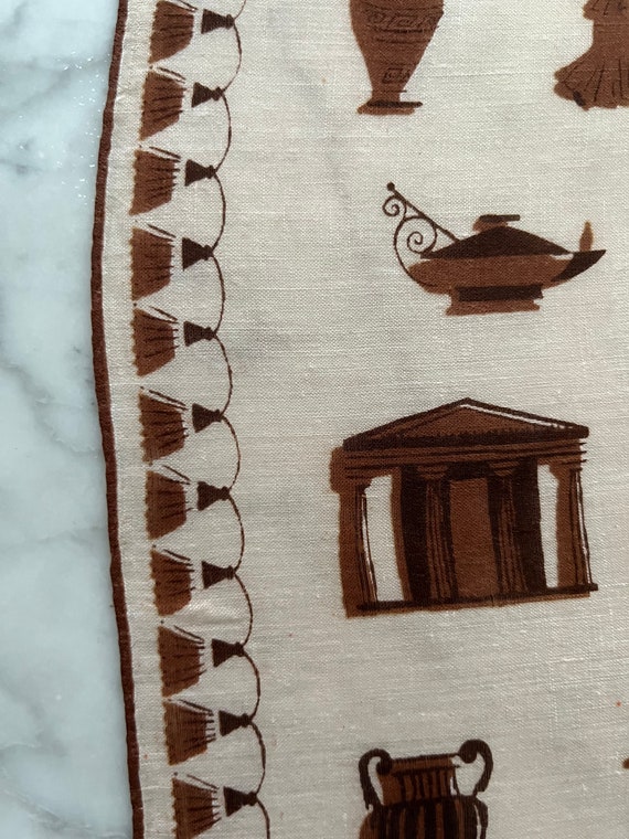 Vintage Faith Austin Linen Handkerchief with Clas… - image 5
