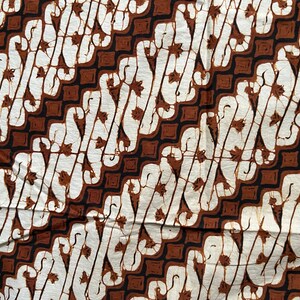 Vintage Indonesian Batik Fabric Panel image 5