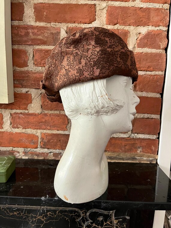 1950s Damask Turban - image 2