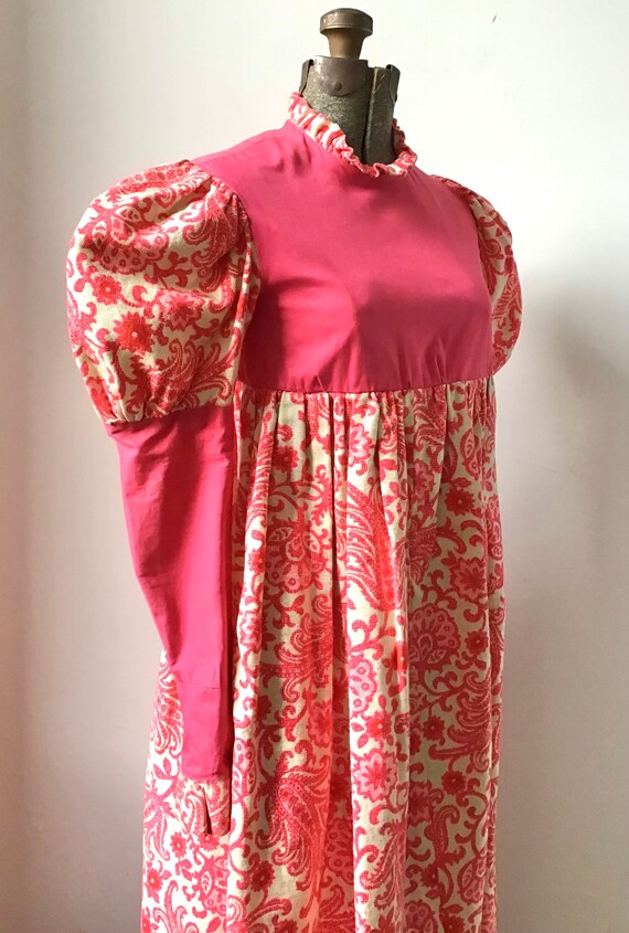 1960s Isabetta Renaissance Style Maxi Dress - image 7