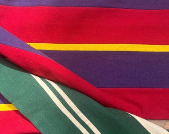 Vintage English Wool Rugby Scarf