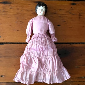 Antique China Head Doll with Original Outfit