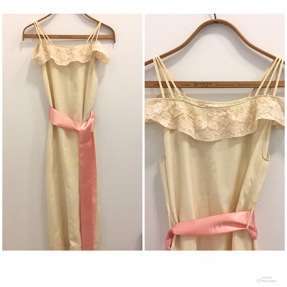 Vintage Late 1920s Early 1930s Bonwit Teller Silk