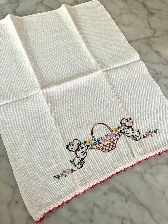 embroidered cotton pique