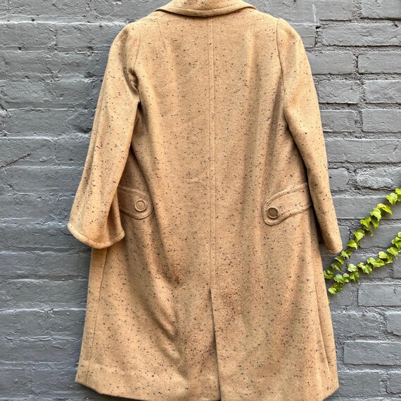 1950s Mens Tan Wool Winter Coat main image 1