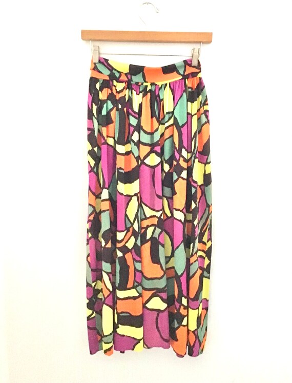 1960s Mod Maxi Skirt - image 3