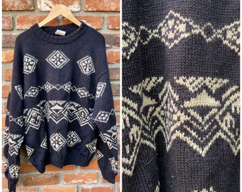 Rustic Wool Sweater/Oversized Wool Sweater
