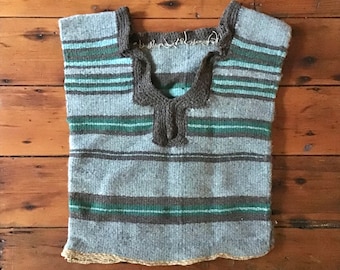 Vintage Andean Woven Wool Vest