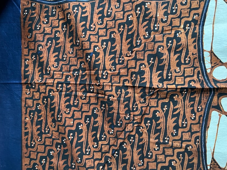 Vintage Indonesian Batik Fabric Panel image 4