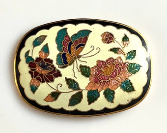 Vintage Aziatische Cloisonné-gesp