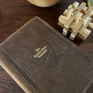 1929 Edition “The World’s Great Romances”/Leather Bound