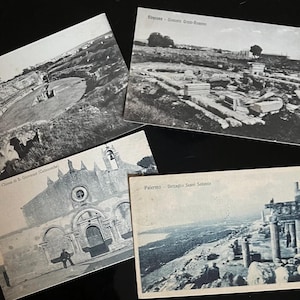 Cartes postales anciennes Syracuse Italie et Palerme Sicile des années 1920