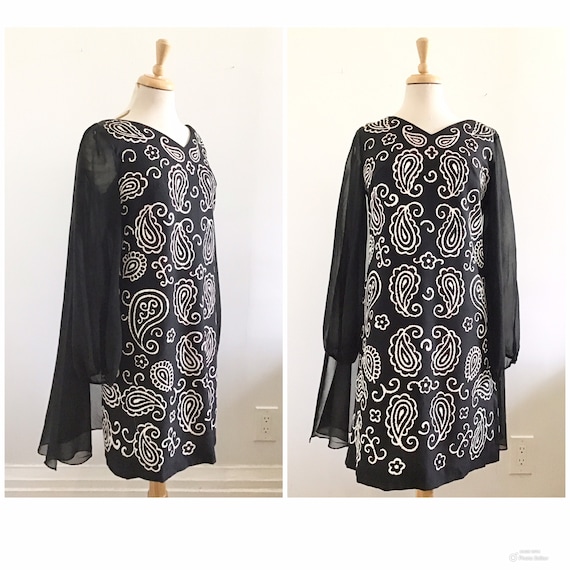 1960s Mod Arabesque Dress