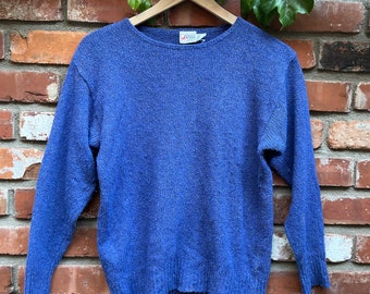 Vintage Crazy Horse Silk Blend Pullover Sweater