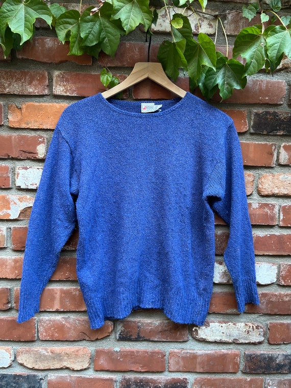 Vintage Crazy Horse Silk Blend Pullover Sweater