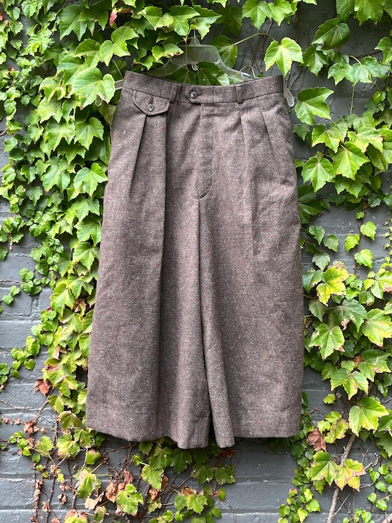 Orvis, Orvis Brown Wool Tweed Gaucho Pants