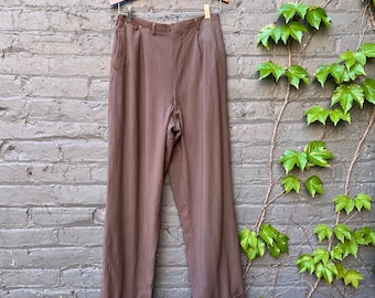 1940s Gabardine Wool Trousers