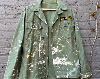 Vintage U.S. Army Jacket, Distressed