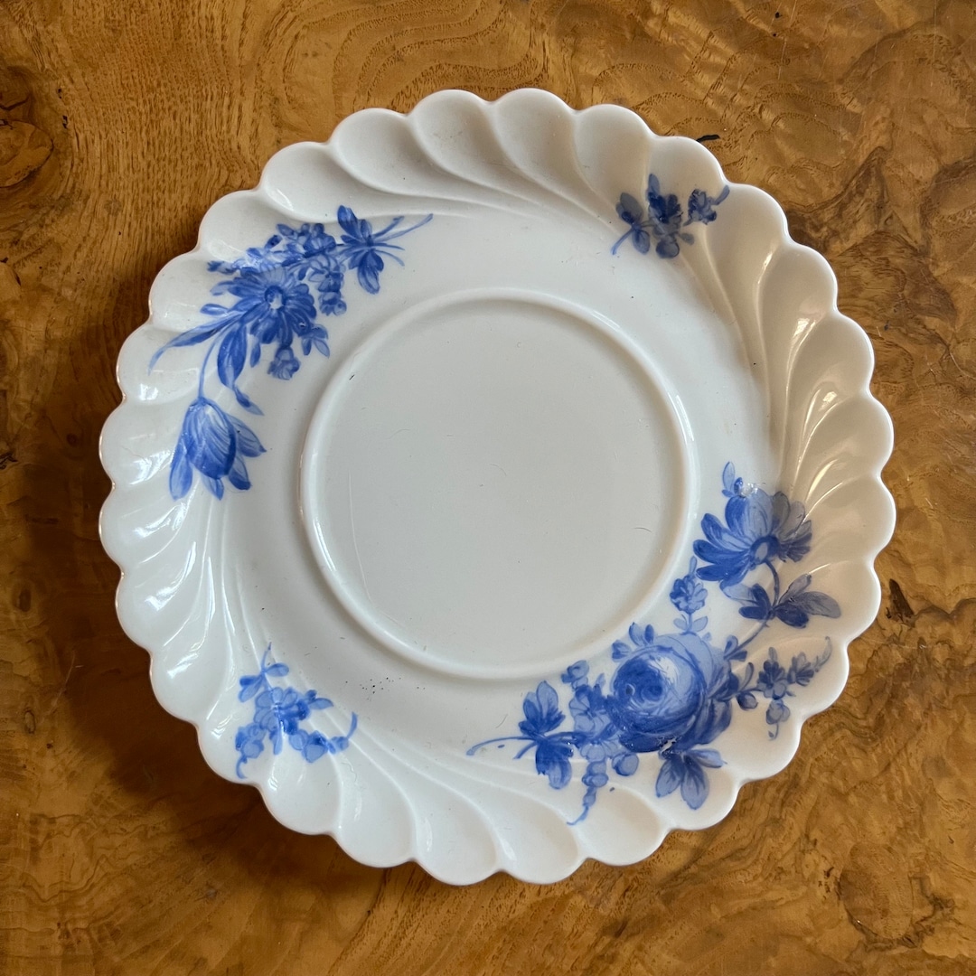 Haviland Limoges Strasbourg Blue Roses Saucer - Etsy