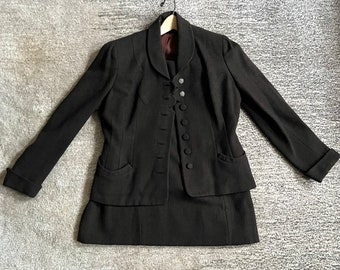 1950s Forstmann Wool Jacket and Skirt