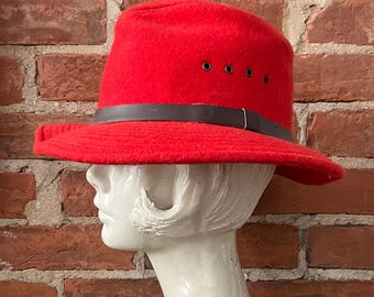 Vintage Filson Roter Woll Fedora