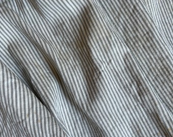 Vintage Striped Canvas Twill Fabric