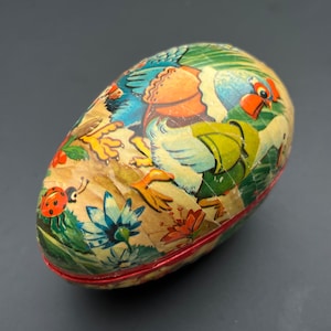 Vintage West German Paper Mache Candy Container