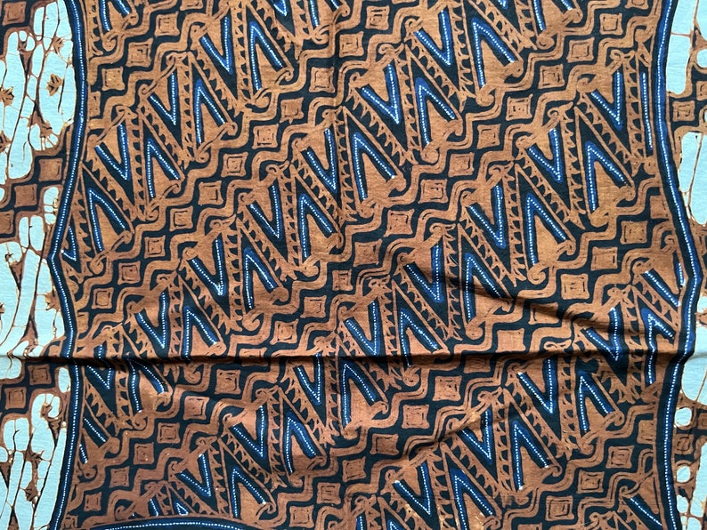 Vintage Indonesian Batik Fabric Panel image 6