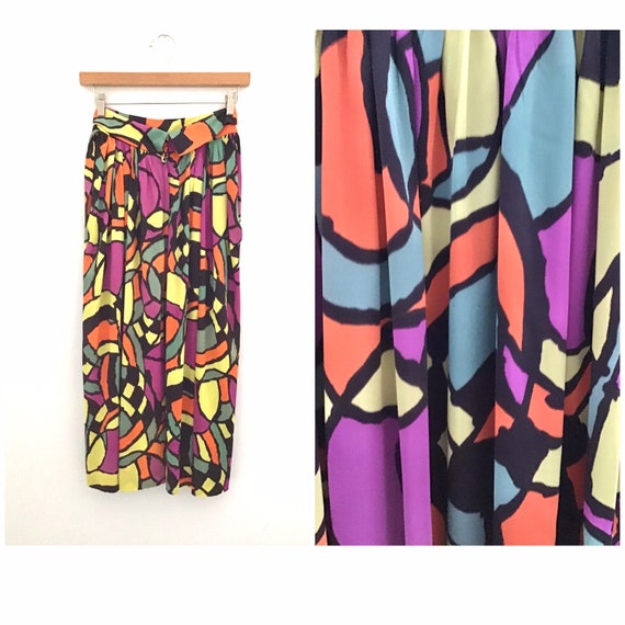 1960s Mod Maxi Skirt - image 1