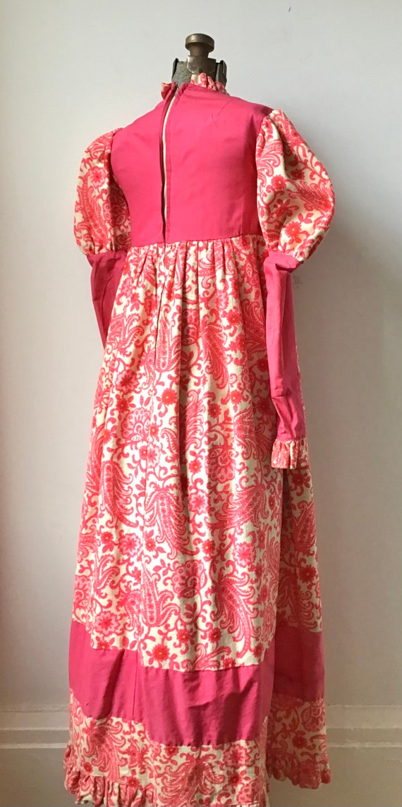 1960s Isabetta Renaissance Style Maxi Dress - image 5