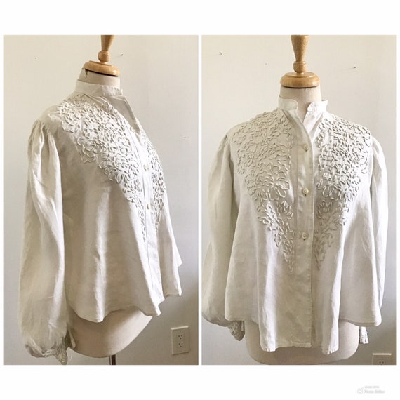Victorian Linen Blouse