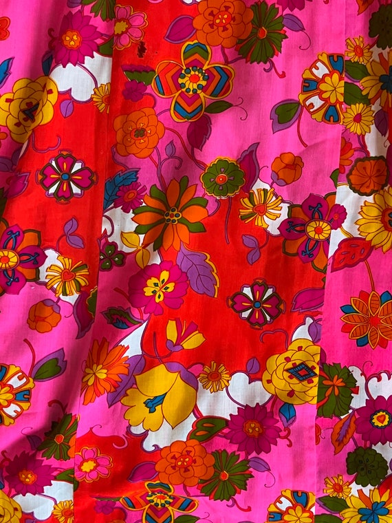 Mod Tropical Floral Cotton Maxi Dress - image 6
