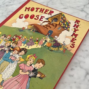 1933 Edition Mother Goose Rhymes