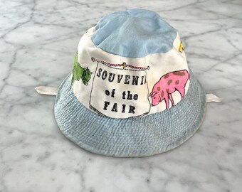 Vintage Child’s Fair Souvenir Bucket Hat