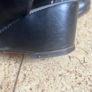 1930s Teardrop Cutout Laceup Shoes 5.5EE image 6