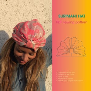 PDF Schnittmuster und DIY Nähanleitung der Surimani HUT für Frauen