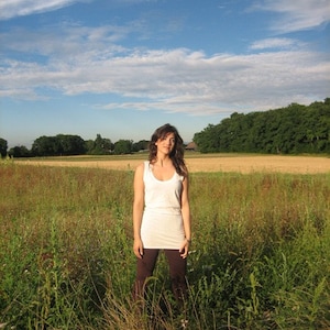 Long Tank Top in Organic Cotton