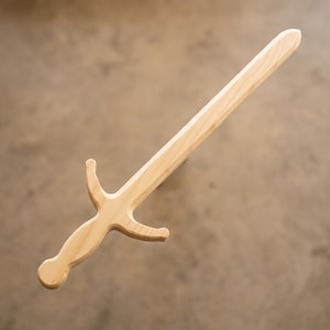 Holzspielzeug Schwert - Kinderkostüm - Handgefertigtes Holzspielzeug - Mittelalterlicher Ritter / Wikinger