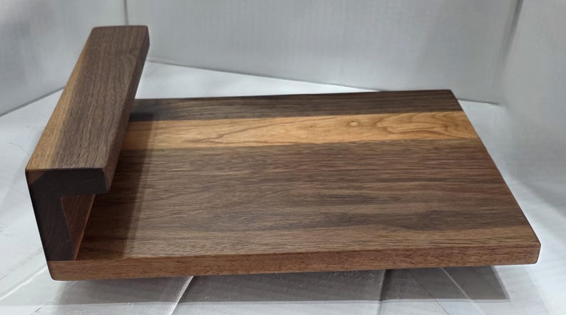 Wooden Cookbook Stand – Walnut & Cherry Recipe Book Holder – Folding Kitchen Tablet Stand – Modern Counter Decor – Gift for Home Chef image 12