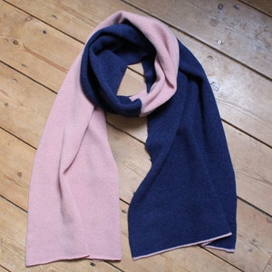 Soft Lambswool Half And Half Scarf