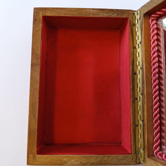 Boîte à Bijoux Vintage LEA STEIN En Rhodoïd Bleu - Pièce De Collection Rare