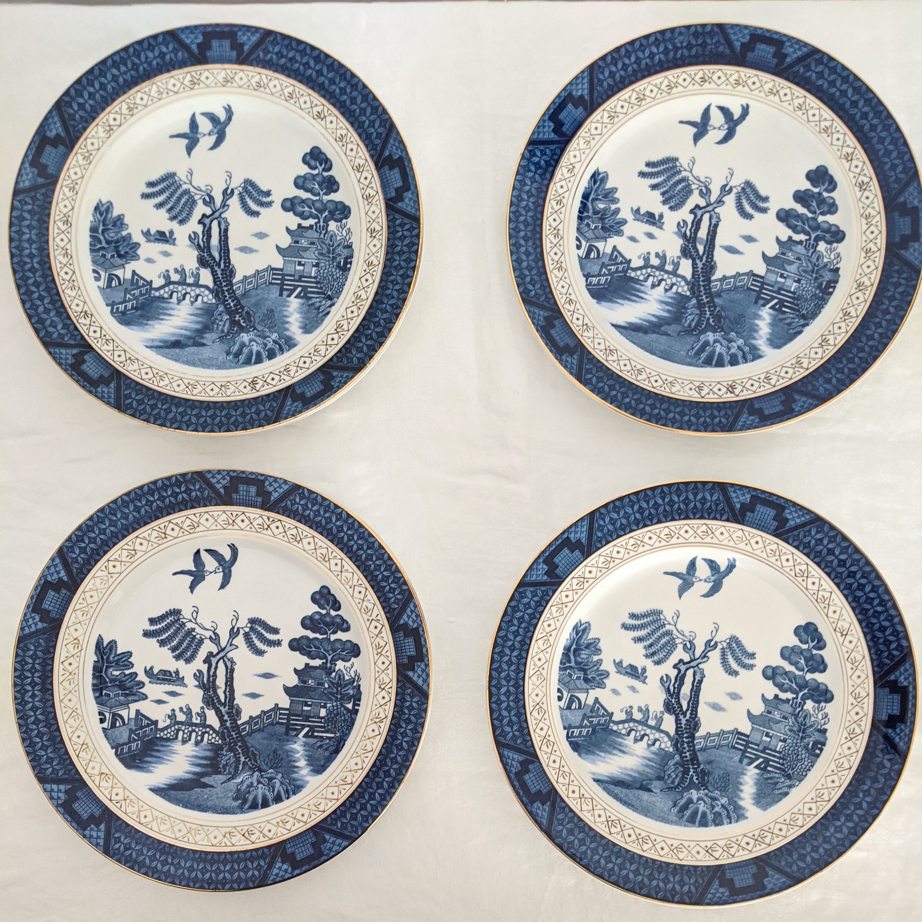 Dining & Serving Blue Willow Bread & Butter Plate Nikko Double Phoenix