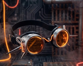 Light up Cyber Gothic Goggles - Crafted in Chaos - Version 3